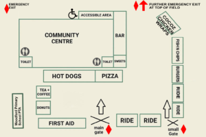 Woodford Bonfire 2026 Site Layout